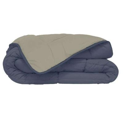 Microvezeldekbed 400g/m² CALGARY Petrol & Mastiek 220x240cm