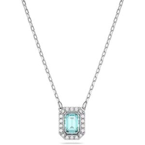 Swarovski 5640289 Ketting Millenia Octacon zilverkleurig-groen-wit 38-41 cm