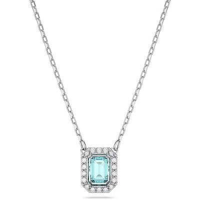 Swarovski 5640289 Ketting Millenia Octacon zilverkleurig-groen-wit 38-41 cm