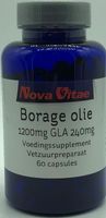 Borage olie 1200mg GLA 240mg