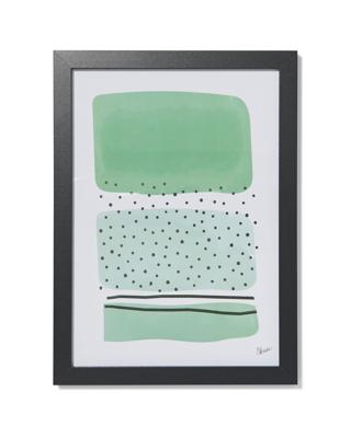 HEMA Fotolijst A4 zwart hout zwart (zwart)