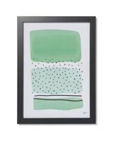 HEMA Fotolijst A4 zwart hout zwart (zwart)