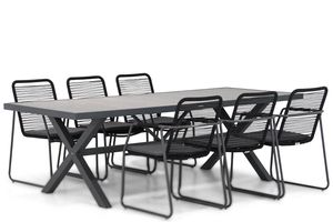 Domani Belleza/Crossley 245 cm dining tuinset 7-delig