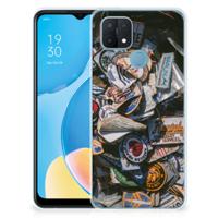 OPPO A15 | Siliconen hoesje | met foto Badges