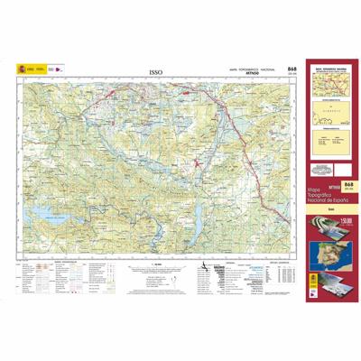 Topografische kaart 868 MT50 Isso | CNIG - Instituto Geográfico Nacional1