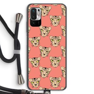 Tijger: Xiaomi Redmi Note 10 5G Transparant Hoesje met koord