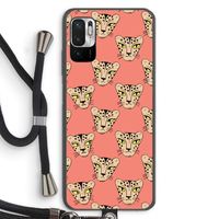 Tijger: Xiaomi Redmi Note 10 5G Transparant Hoesje met koord