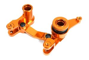 Integy Billet Machined Steering Bell Crank, Oranje - Traxxas Rustler 4X4, Stampede 4x4, Slash 4X4