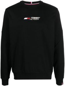 Tommy Hilfiger sweat en coton à logo imprimé - Noir