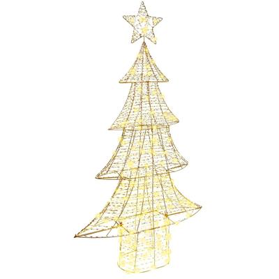 Kerstboom met 160 LED Warmwit 150 cm PET