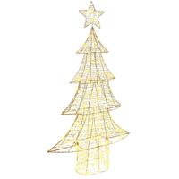 Kerstboom met 160 LED Warmwit 150 cm PET