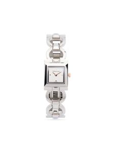 Ferragamo montre Double Gancini 20 mm - Blanc