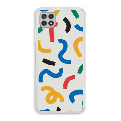 Illustratieve pop 2: Samsung Galaxy A22 4G Transparant Hoesje