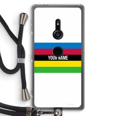 WK Wielrennen: Sony Xperia XZ2 Transparant Hoesje met koord