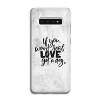 Partner in crime: Samsung Galaxy S10 4G Transparant Hoesje