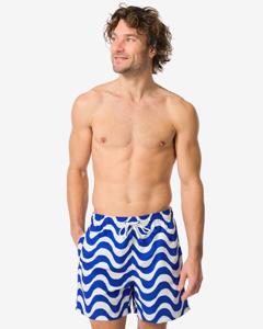 HEMA Herenzwembroek Golven Blauw (blauw)
