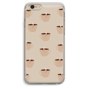 Morning coffee: iPhone 6 Plus / 6S Plus Transparant Hoesje
