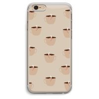 Morning coffee: iPhone 6 Plus / 6S Plus Transparant Hoesje