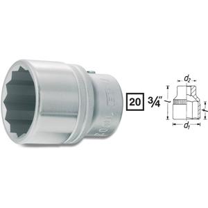 Hazet 1000AZ-2 1000AZ-2 Dop (zeskant) Dopsleutelinzetstuk 2 3/4 (20 mm)