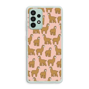 Alpacas: Samsung Galaxy A52s 5G Transparant Hoesje