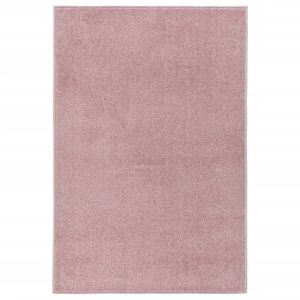 Vloerkleed kortpolig 160x230 cm roze