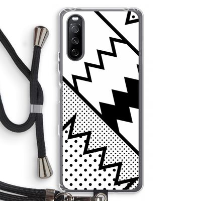 Pop Art #5: Sony Sony Xperia 10 III Transparant Hoesje met koord