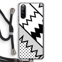 Pop Art #5: Sony Sony Xperia 10 III Transparant Hoesje met koord Pop Art #5: Sony Sony Xperia 10 III Transparant Hoesje met koord