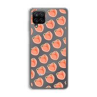 Just peachy: Samsung Galaxy A12 Transparant Hoesje