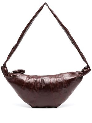 LEMAIRE sac porté épaule Croissant médium - Marron