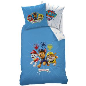 PAW Patrol Team Dekbedovertrek - Eenpersoons - 140 x 200 cm - Blauw