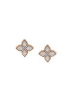 Roberto Coin puces d'oreilles Princess Flower - Blanc