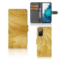 Samsung Galaxy S20 FE | Book Style Case | Licht Hout