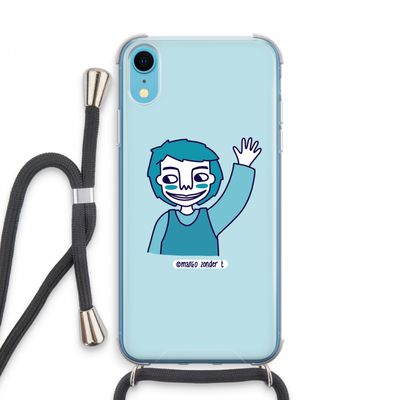 Zwaai: iPhone XR Transparant Hoesje met koord