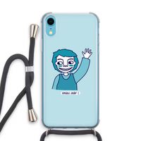 Zwaai: iPhone XR Transparant Hoesje met koord