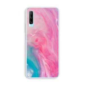 Roze explosie: Huawei P Smart Pro Transparant Hoesje