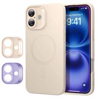 iPhone 16 Cloud Soft Case (HaloLock) - Light Tan