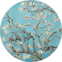 Fotobehang - van Gogh Almond Blossom 140x140cm rond - Vliesbehang - thumbnail