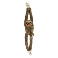 Pluche knuffel dier hangende Luiaard met baby - 90 cm - Speelgoed dieren knuffels - thumbnail