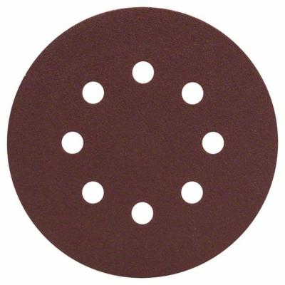 Bosch Accessories 2607019494 Excenterschuurpapier Met klittenband, Geperforeerd Korrelgrootte (num) 120 (Ø) 125 mm 25 stuk(s)