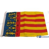 Bandera autonómica GS73383 - BANDERA VALENCIA 20X30