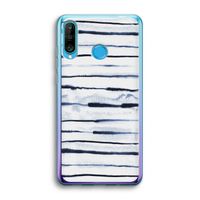 Ink Stripes: Huawei P30 Lite Transparant Hoesje