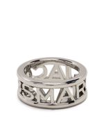 Marc Jacobs bague The Monogram en métal - Argent