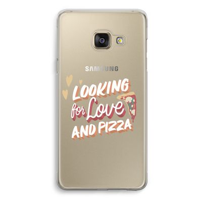 Pizza is the answer: Samsung Galaxy A3 (2016) Transparant Hoesje