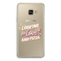 Pizza is the answer: Samsung Galaxy A3 (2016) Transparant Hoesje