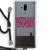 Whatever: LG G7 Thinq Transparant Hoesje met koord