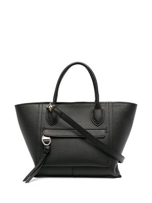 Longchamp sac à main Mailbox en cuir - Noir