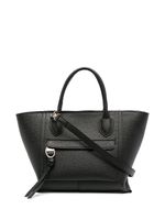 Longchamp sac à main Mailbox en cuir - Noir