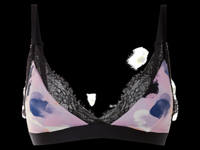 esmara Dames bralette met kant (Print, S (36/38))