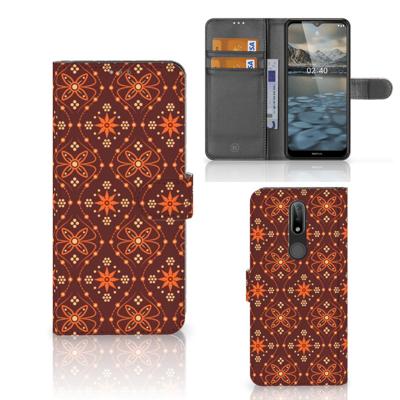 Nokia 2.4 | Telefoon Hoesje | Batik Brown