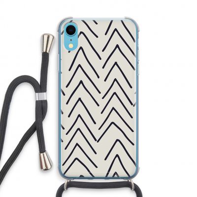 Marrakech Arrows: iPhone XR Transparant Hoesje met koord